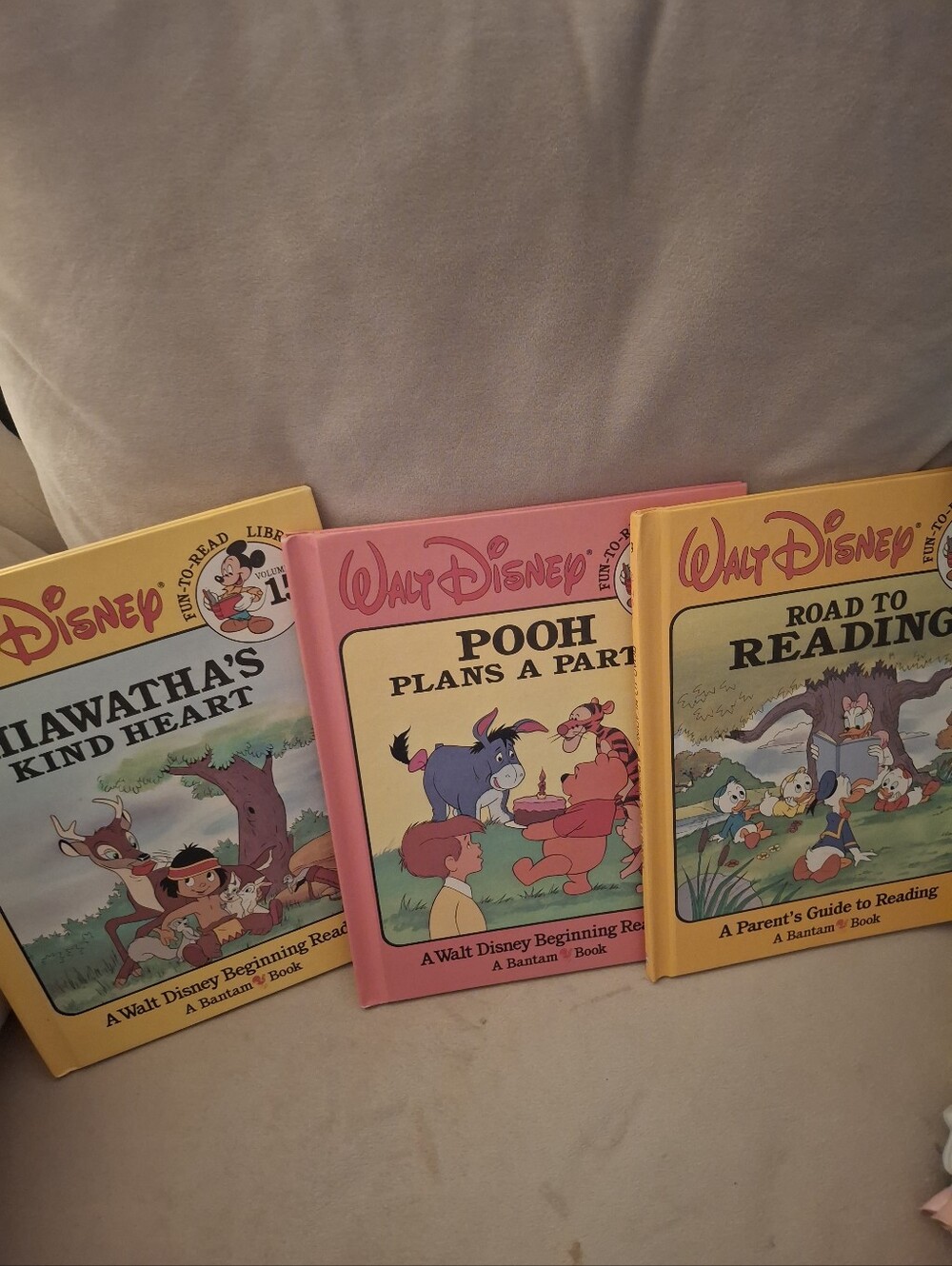 Disney Beginner Reader Hardcover Set - Yellow & Pink Covers